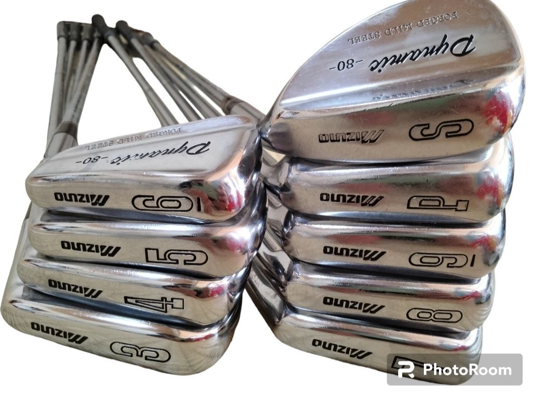 ミズノプロ アイアンセット９本 MIZUNO ミズノ Dynamic80 Forget mild steel アイアンセット 9本