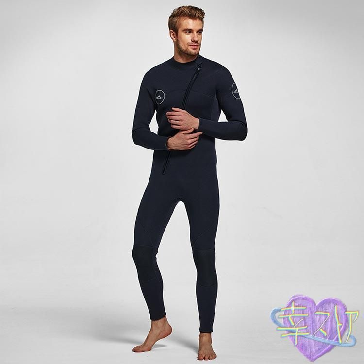 ウェットスーツ 3mm サーフィン ウェットスーツ メンズ 男性 ダイビング 防水 ストレッチ UPF50 長袖 フロントジップ マリンスポーツ シWP今週注目928