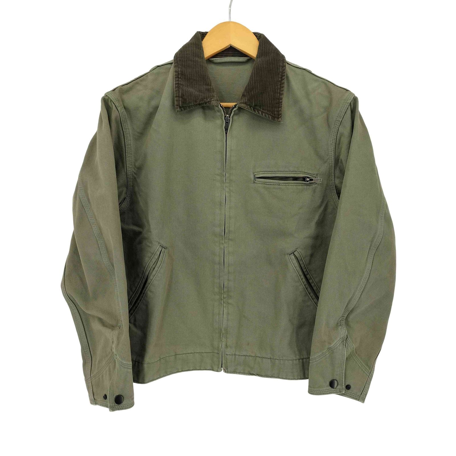 ジーユー GU ウォッシュドコットンワークジャケット メンズ JPN：XS 