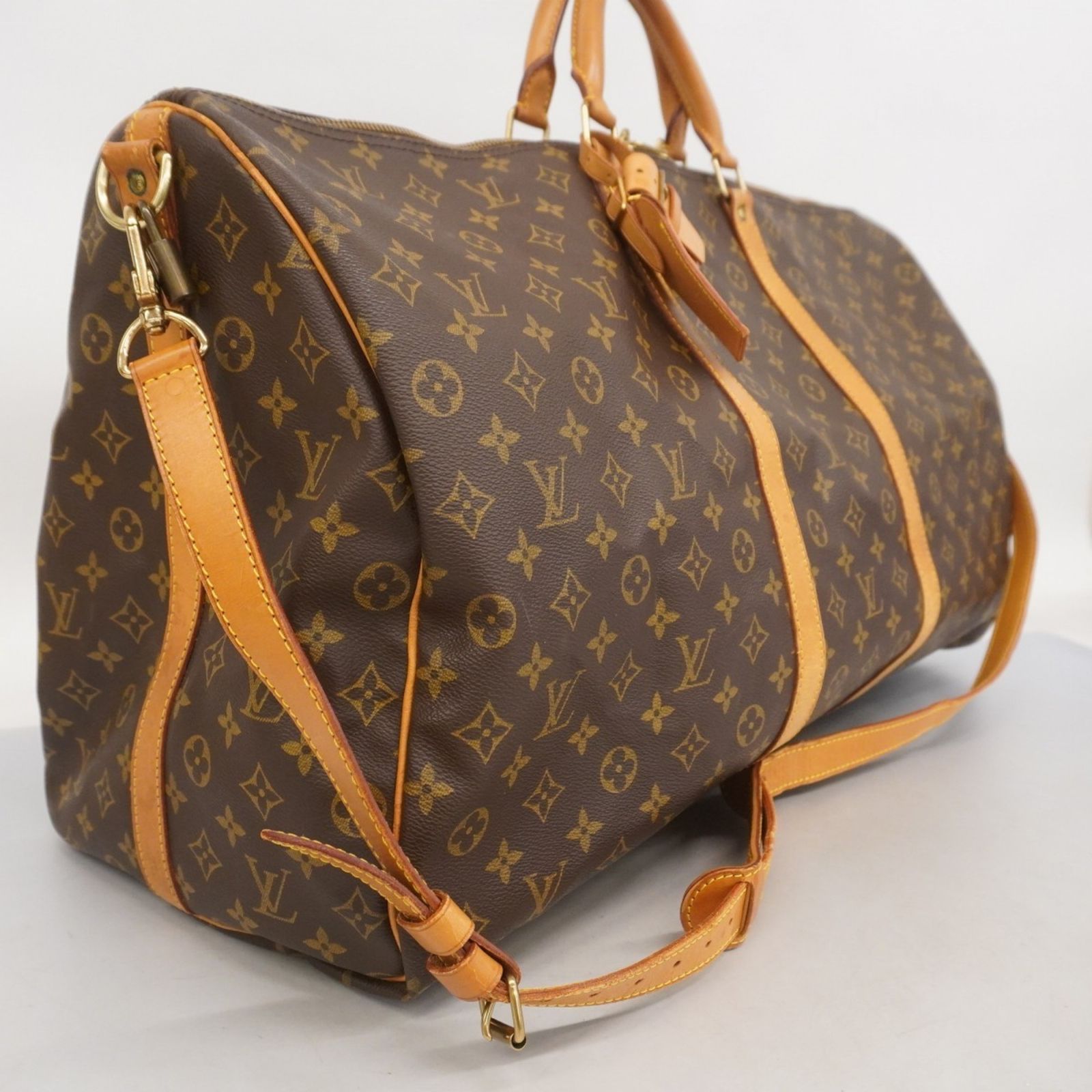 ルイ ヴィトン Louis Vuitton ルイ ヴィトン ボストンバッグ モノグラム キーポルバンドリエール60 M41412 ブラウンメンズ レディース