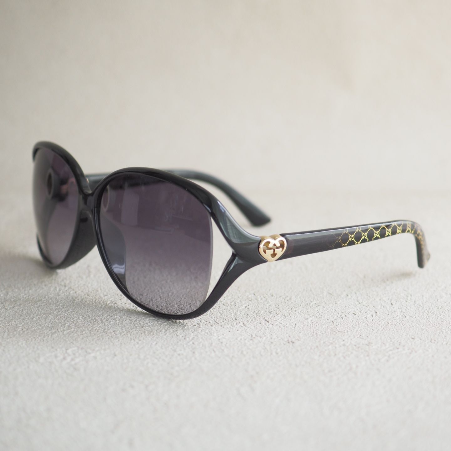 美品☆ グッチ GUCCI サングラス GG 3792 FS MKPHD ハート 眼鏡