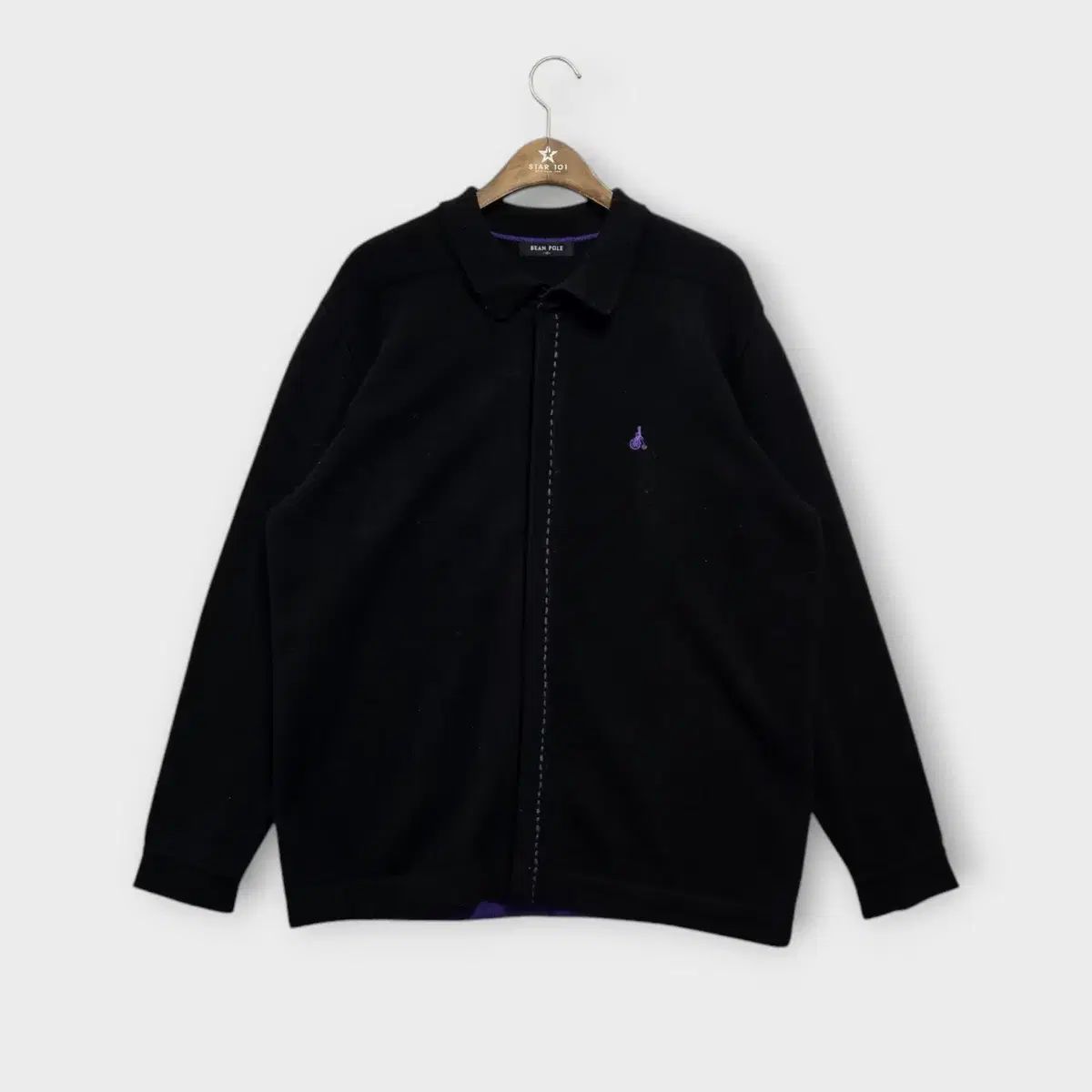 110 BEAN POLE(ビーンポール) ニット セーター ジップアップ カーディガン