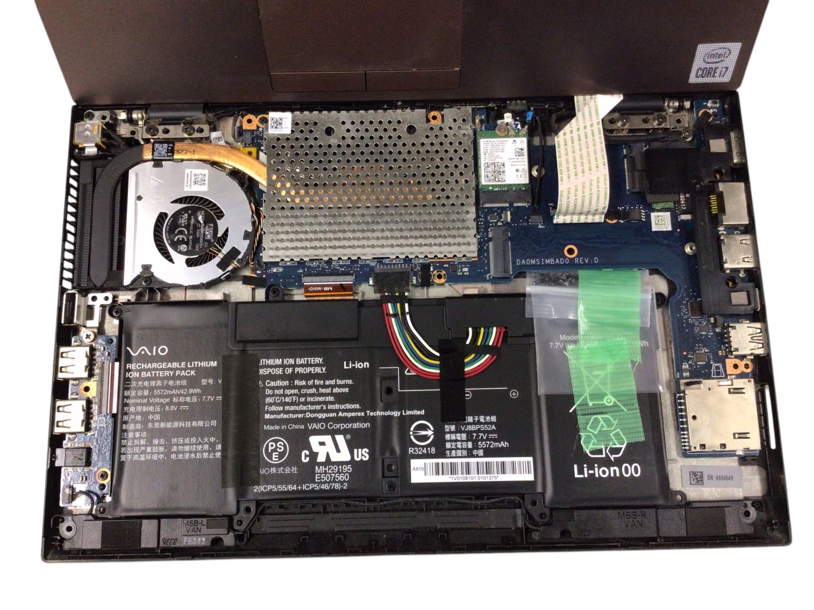 npc54【ジャンク】VAIO VJPJ12C11N◇i7 10th◇起動不可◇部品取り