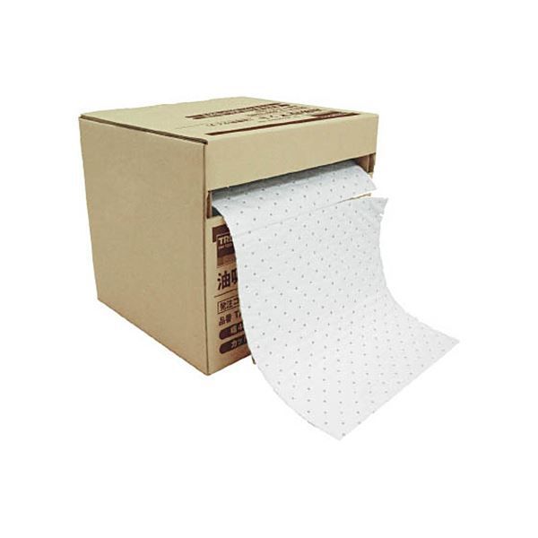 ＴＲＵＳＣＯ　油吸収シート　油・水兼用（ロール）　４００ＭＭ×３０Ｍ×３ＭＭ トラスコ中山（株） (TWSR-403) (409-7581) TRUSCO 油吸収シート油・水兼用（ロール）400mm×30m×3mm TWSR-403 1