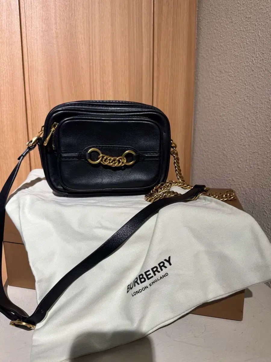 Burberry バーバリー チェーンリンク カメラバッグ