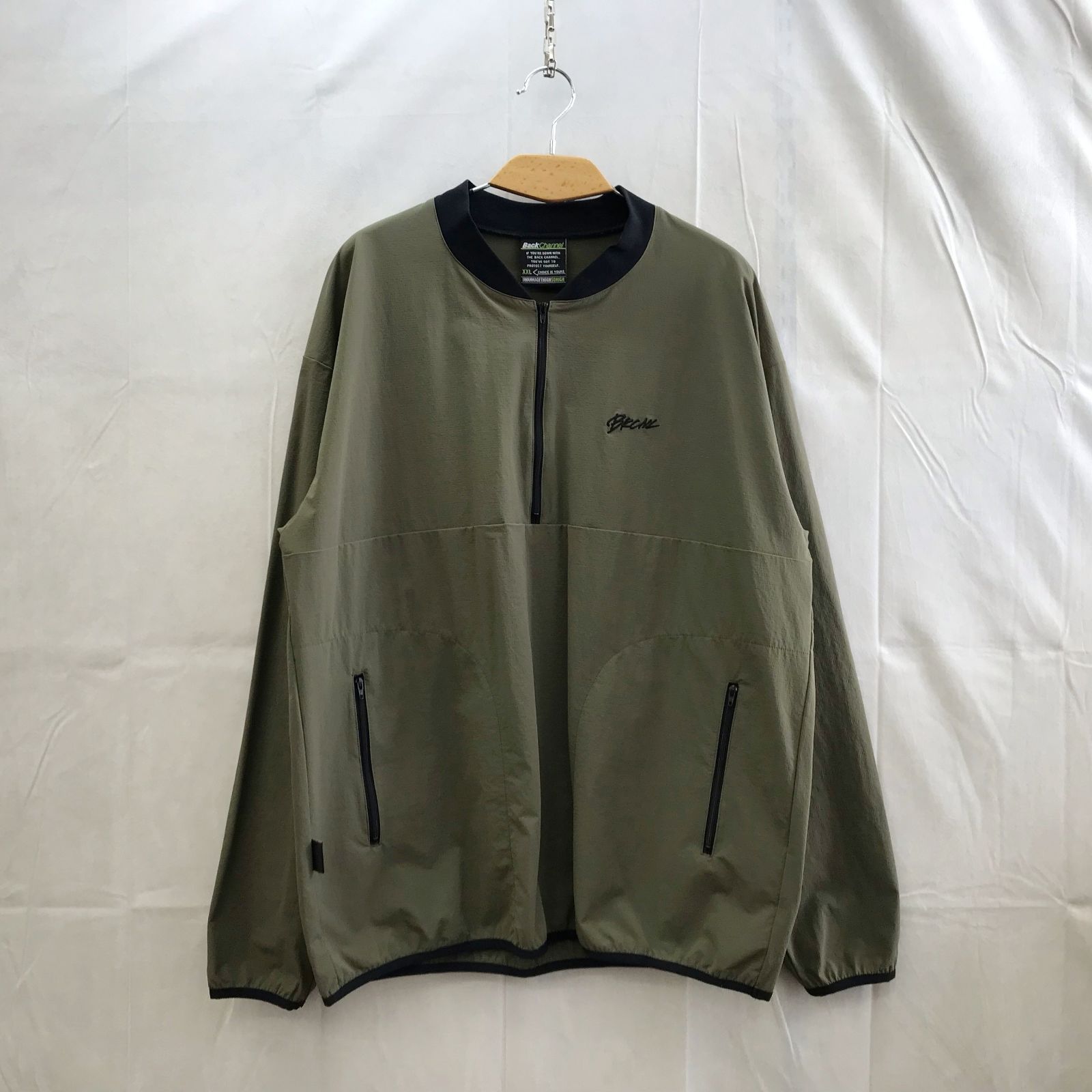 Back Channel バックチャンネル コーデュラハーフジッププルオーバー 