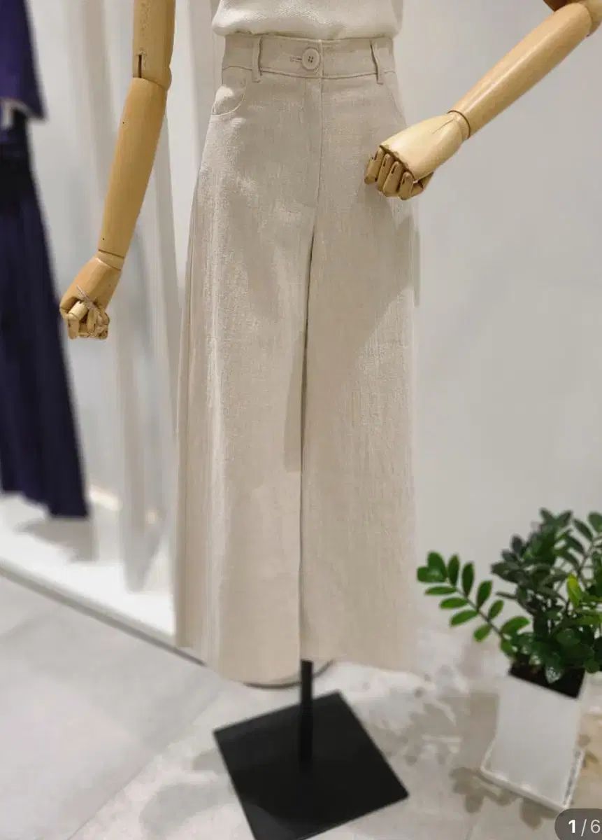 itMICHAA イッミシャ リネン ワイド パンツ 55 サイズ