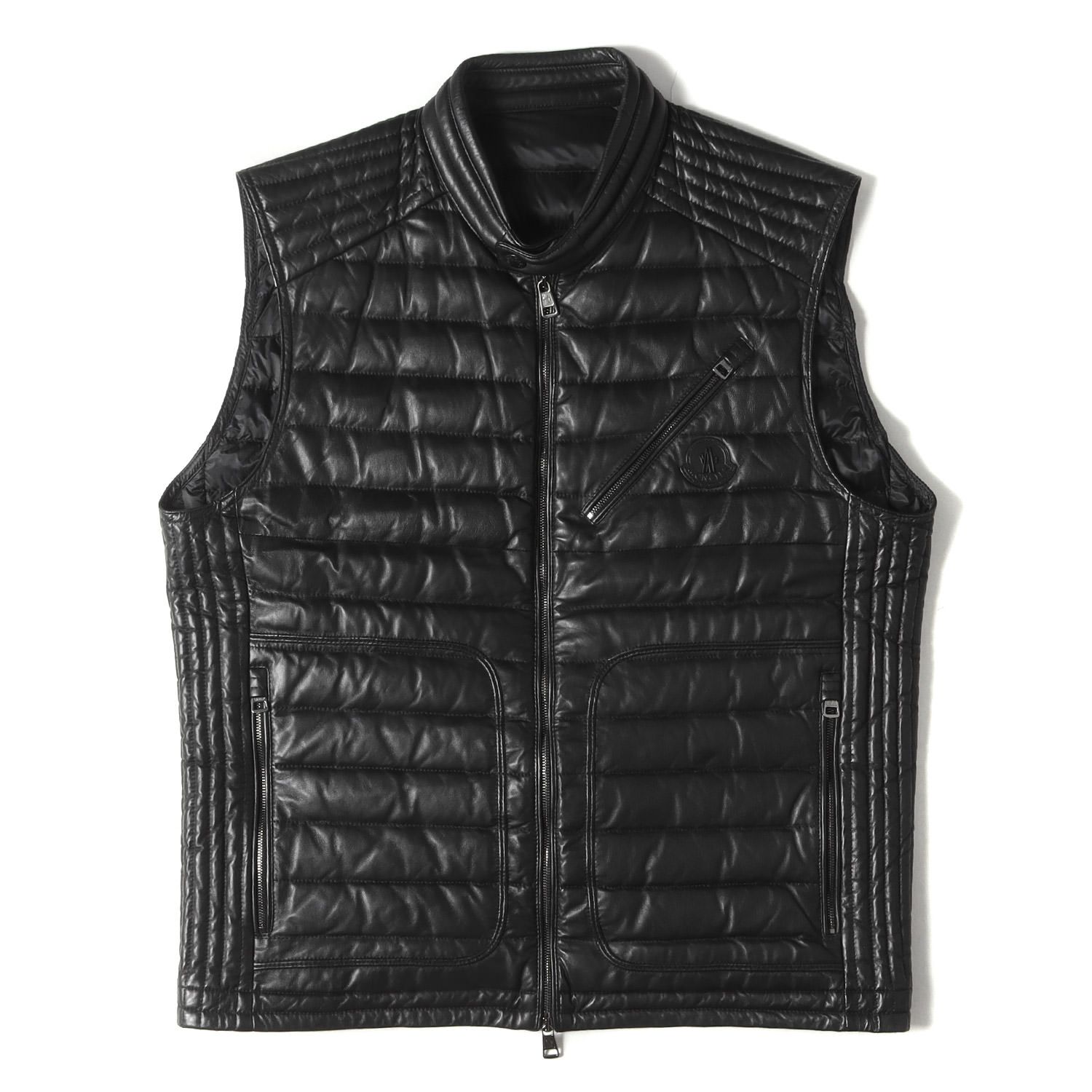 MONCLER モンクレール ダウン ベスト サイズ:3 17SS ラムレザー 