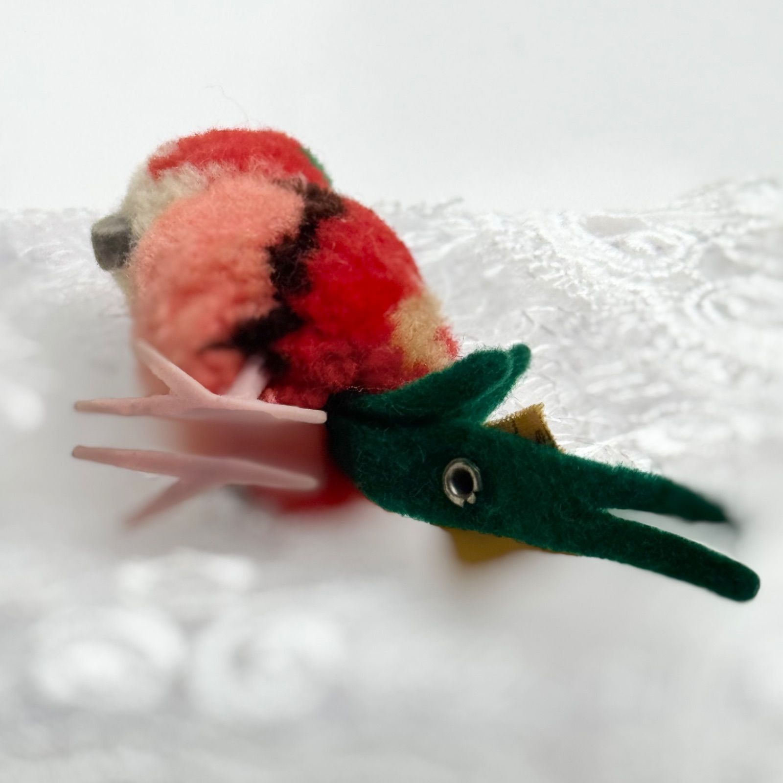 シュタイフ★Woolen Parrot ＆ Bird★ぽんぽんオウム & バード シュタイフ☆Woolen Parrot ＆ Bird☆ぽんぽんオウム & バード