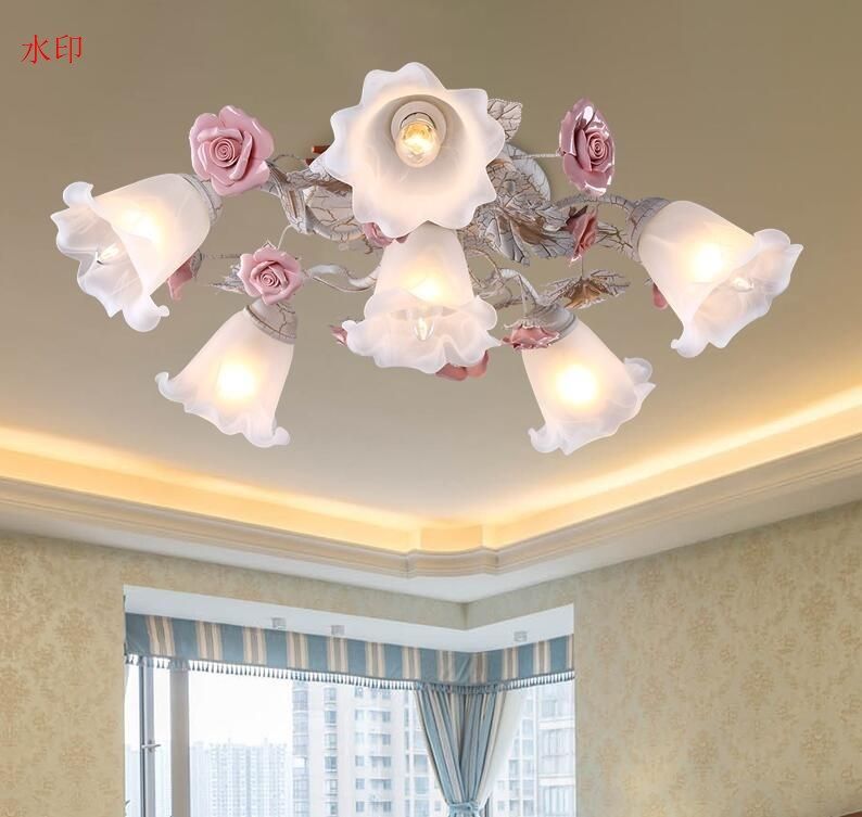 美品！品質保証 シャンデリア新品ペンダントライトLEDランプ天井照明器具シーリングライト6灯