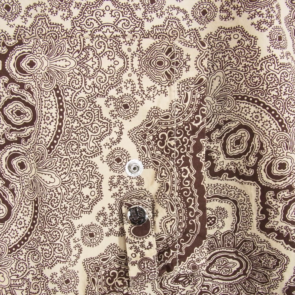 TENDERLOIN テンダーロイン 16SS T-PAISLEY HOODED BROWN ペイズリー ...