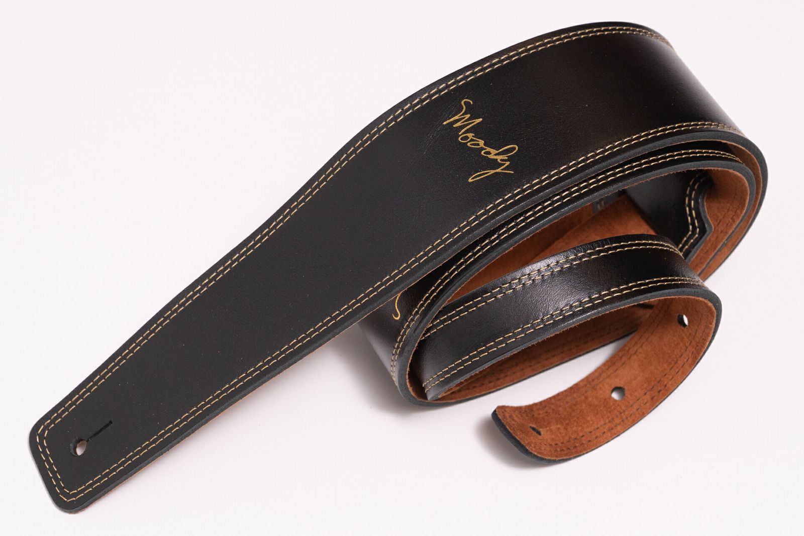 new Moody Straps | 2.5 Inch Black|Tobacco Suede Standard Tail GIB横浜