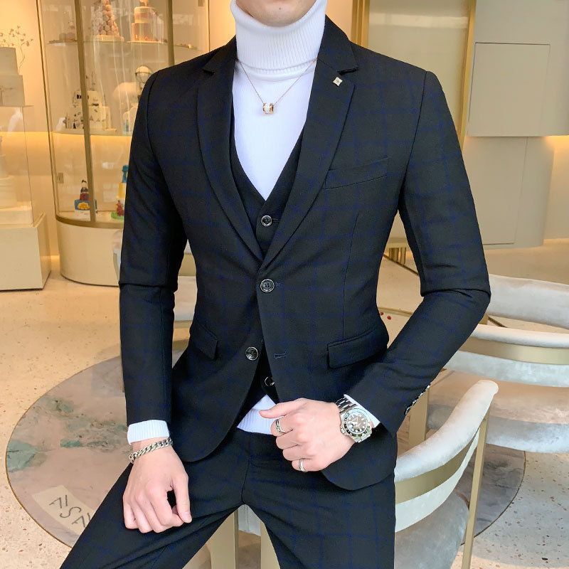 未使用級✨ジョンピアース ロンドン スリーピーススーツ