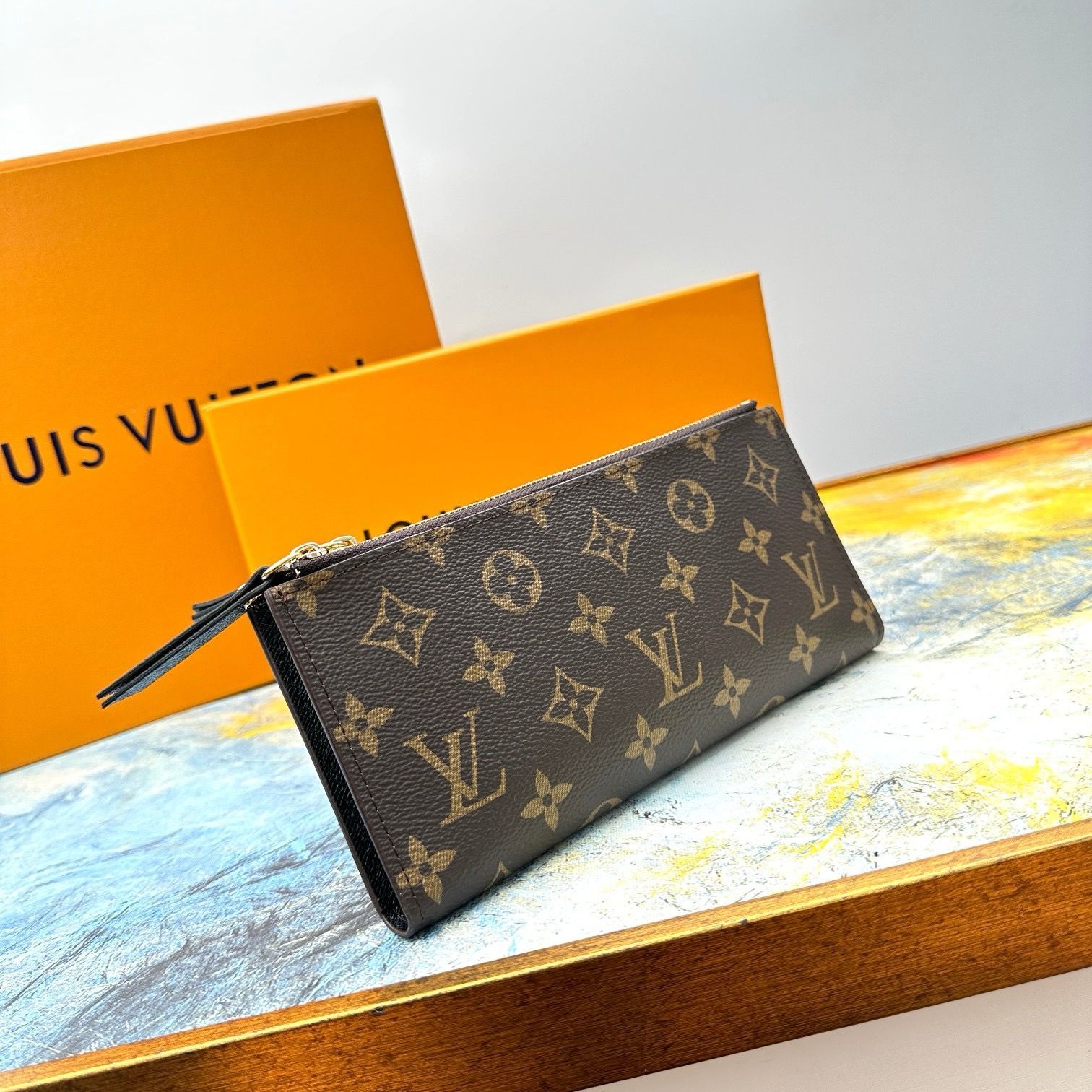 LOUIS VUITTON ポルトフォイユ アデル 長財布 モノグラム フューシャ 