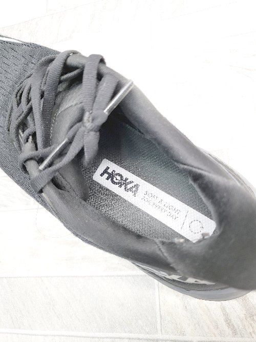 ◇ HOKA ONE ONE ホカオネオネ メッシュ スニーカー シューズ サイズ26.0ｃｍ ブラック メンズ P  【1407260016175】