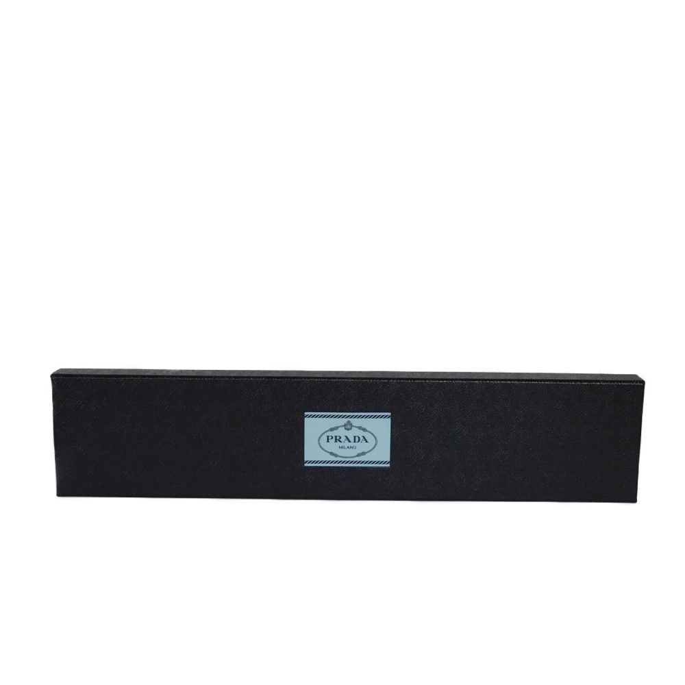 プラダ プラスチックチェーン ビジュー ラインストーン ブルー 1TY011