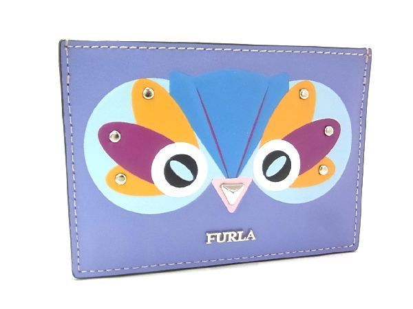 □新品□未使用□ FURLA フルラ レザー バード 鳥 カードケース パス