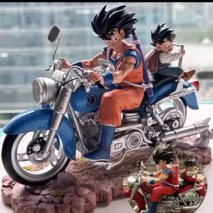 ⭐️超フォロー割【新品未使用】ドラゴンボール 悟空と悟飯 バイク フィギュア ⭐️超超フォロー割 ドラゴンボール バイク 孫悟空と悟飯