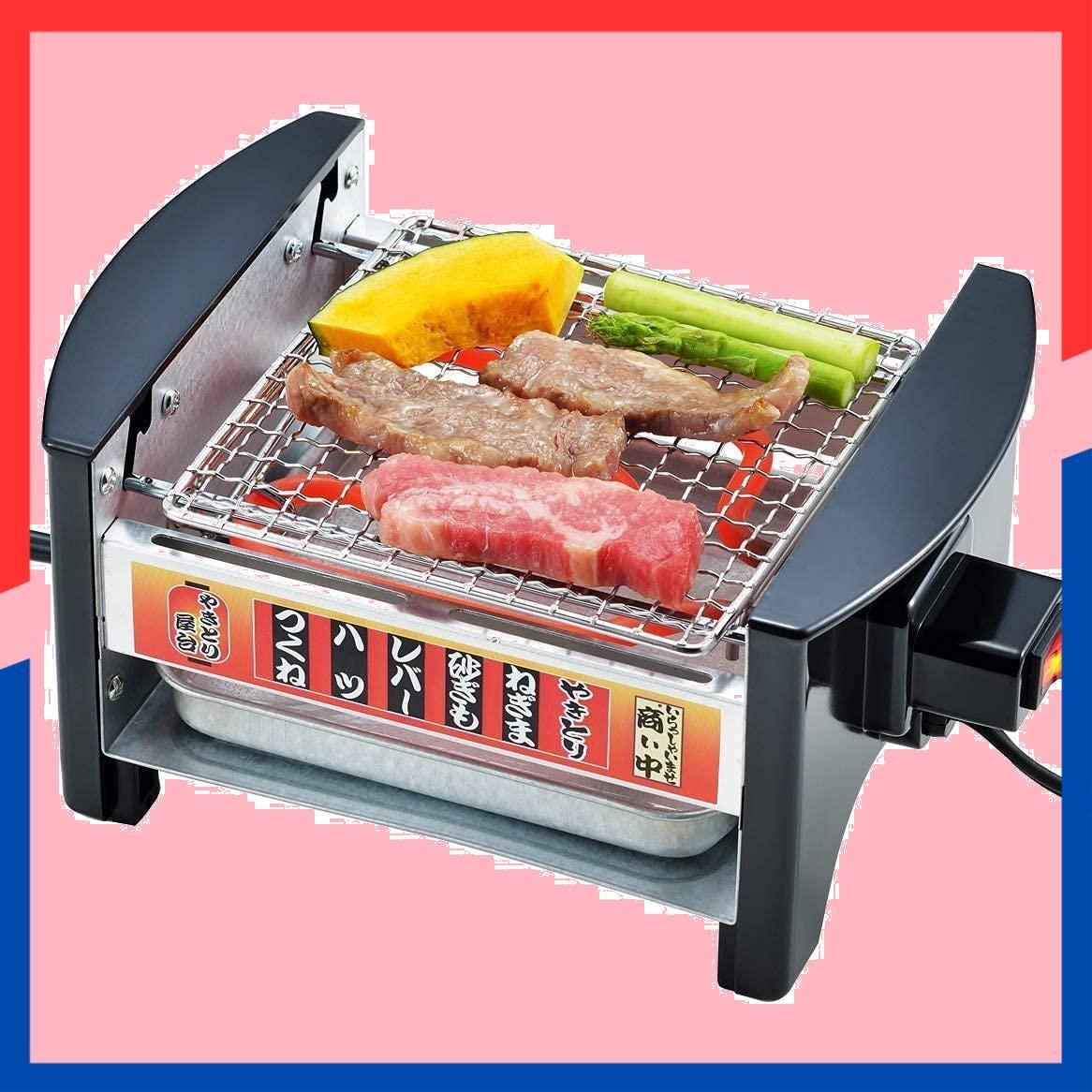 人気商品】焼肉 焼き鳥 焼鳥コンロ 焼き台 焼肉用網付きセット 金属