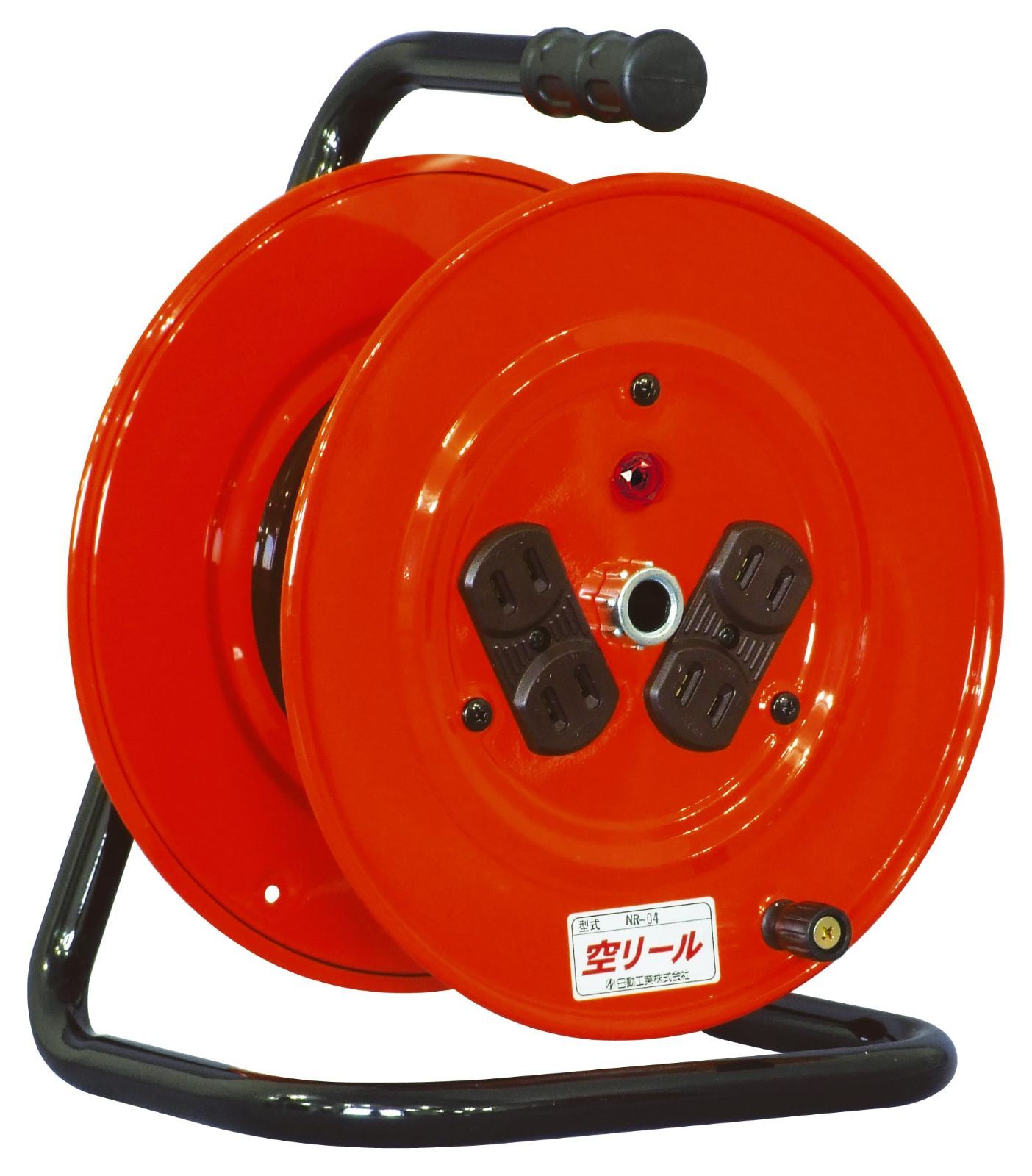日動工業 空リール 100V 屋内型 コンセント4個付 NR-04