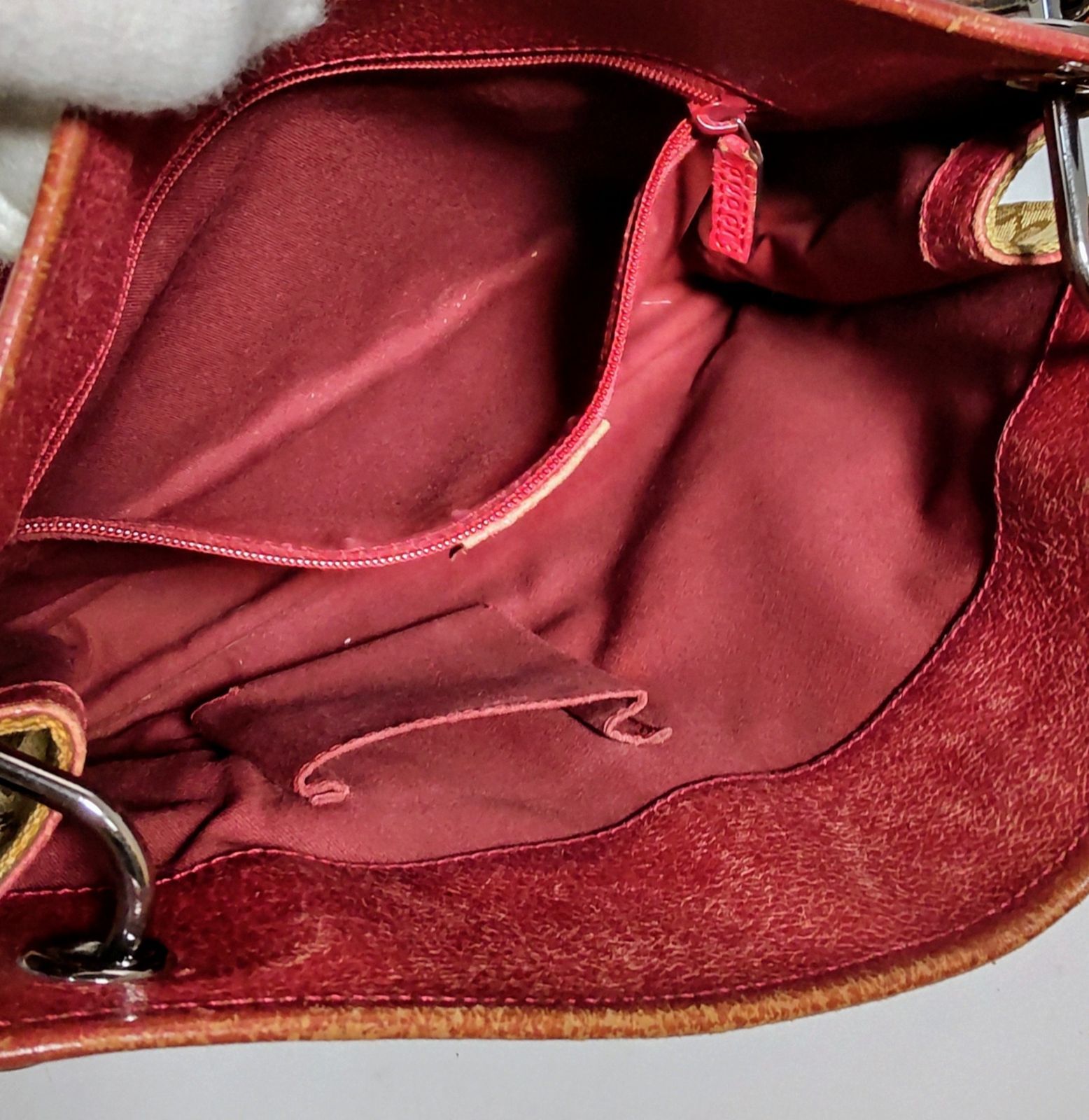 USED中古品】 GUCCI グッチ 120841 GG柄 GGキャンバス×レザー