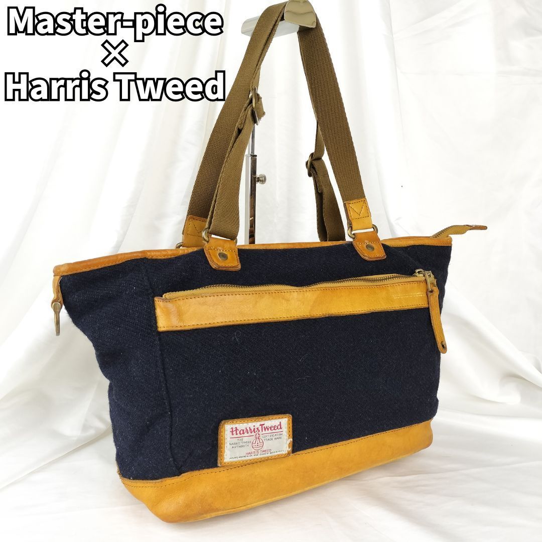 Harris Tweed × Master Piece バック マスターピースmaster-piece