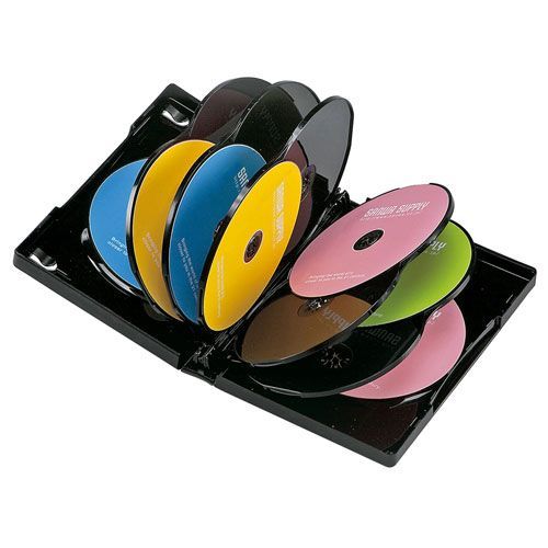 クーポン配布中-スーパー 対象 5個セット 3枚×5 サンワサプライ DVDトールケース 12枚収納 3枚セット ブラック DVD-TW12-03BKNX5