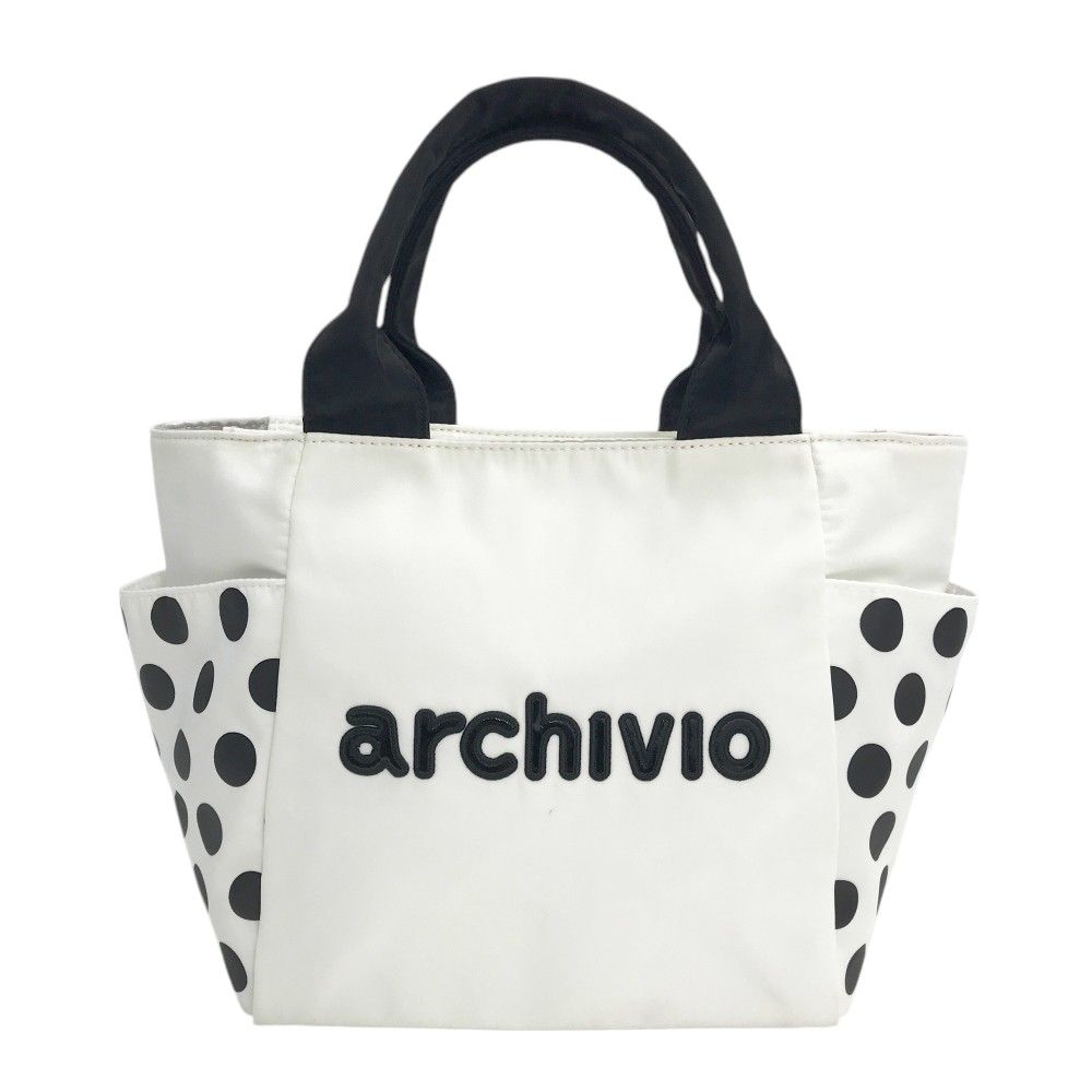 韓国ブランド通販サイト ARCHIVIO ホワイト系 ドット柄 カートバッグ アルチビオ ゴルフバッグ・キャディバッグ