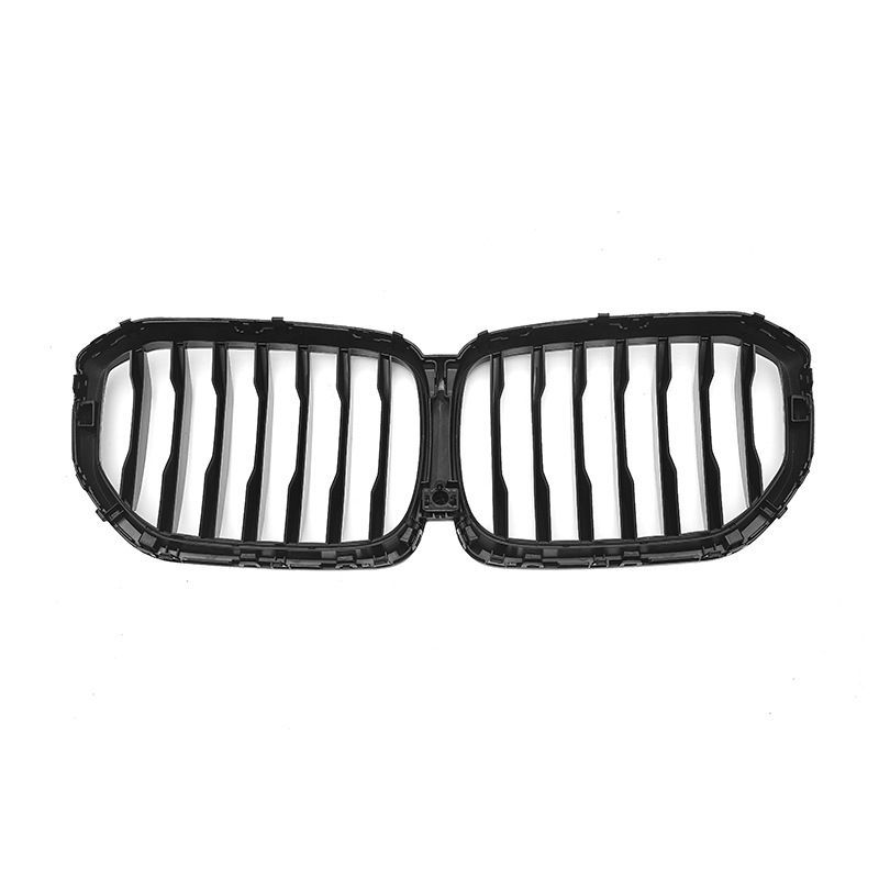 2019- BMW X5 G05用 フロントグリル シングルライン 亮黒 ABS素材 車種 設計 FFCRYSTALESIA_COM
