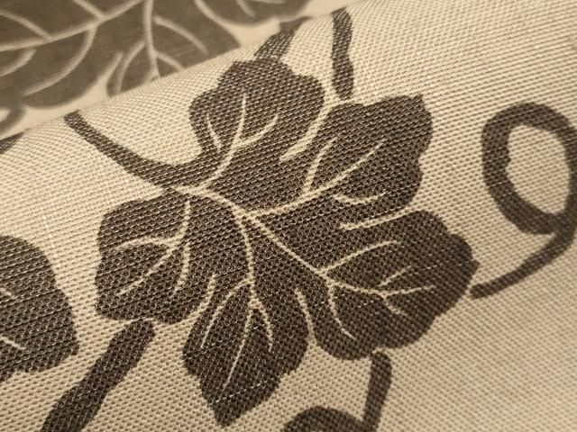 平和屋着物■極上　西陣　井筒織物謹製　全通柄袋帯　まわた紬　偏光箔　葡萄蔦の葉文　証紙付き　逸品　未使用　CYAA3391s5 平和屋着物□極上 西陣 井筒織物謹製 全通柄袋帯 まわた紬 偏光箔 葡萄