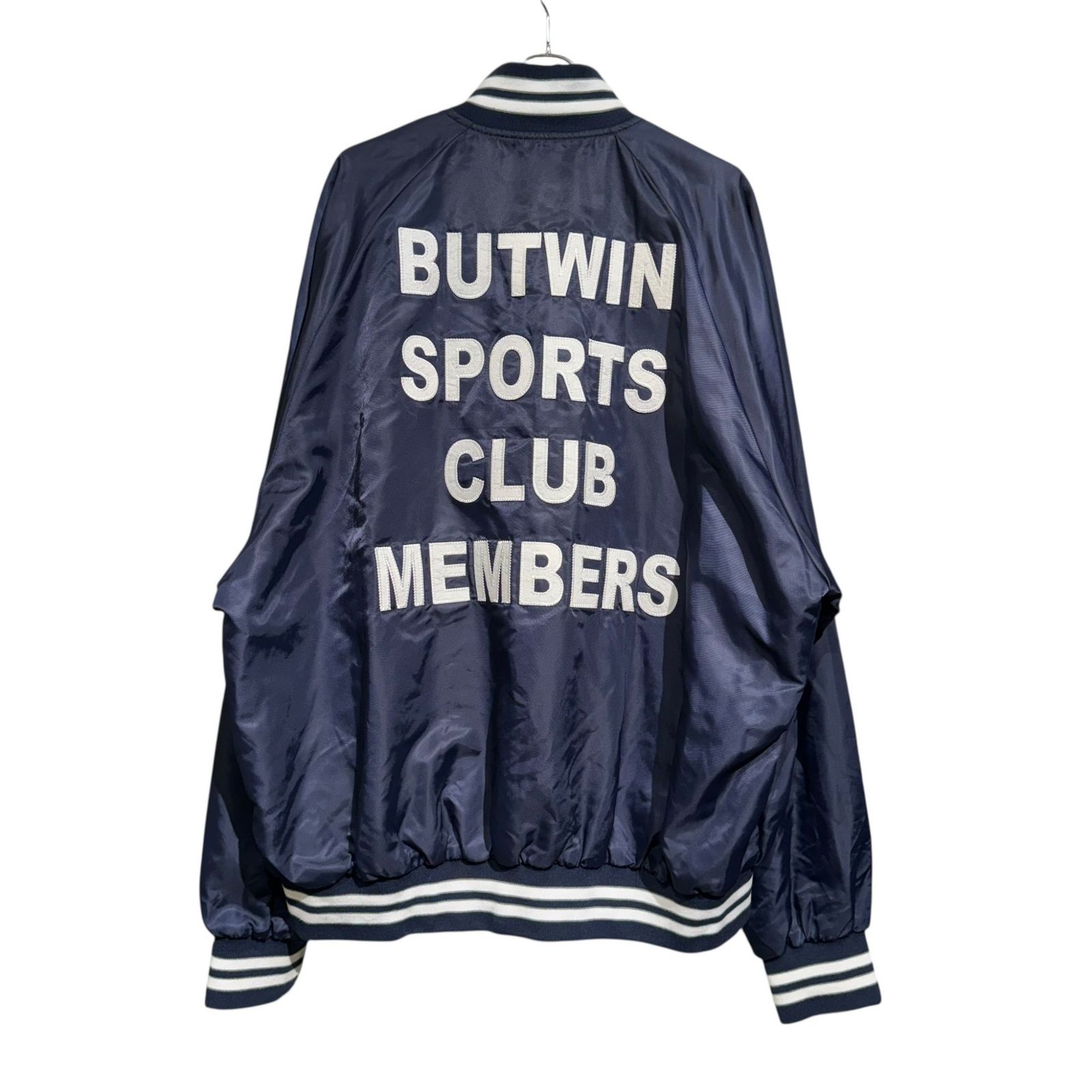 Spick - Span スピックアンドスパン ④ 24011210001310 BUTWIN ナイロンツイルスタジャン ユニセックス ネイビー M