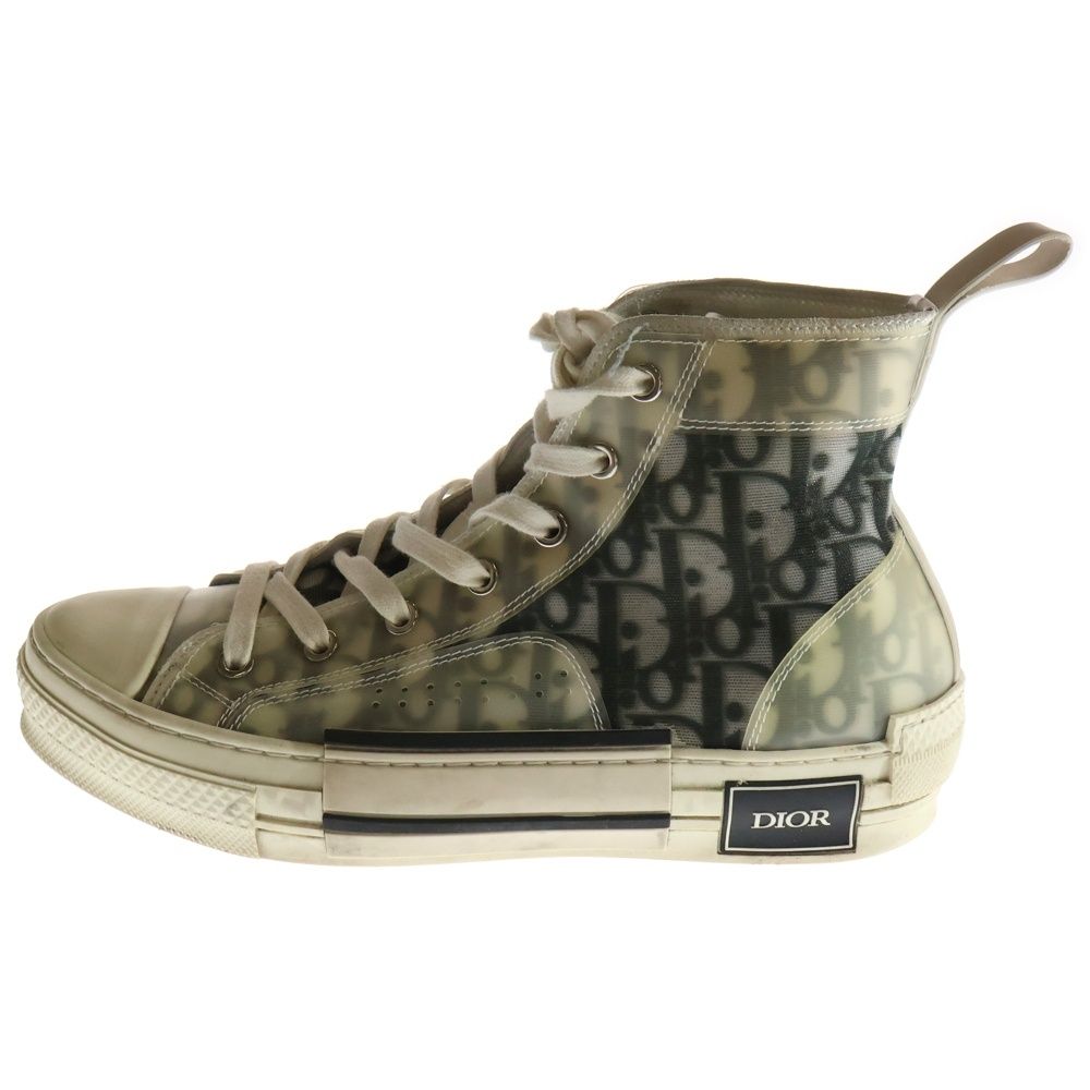 【美品】クリスチャンディオール　スニーカー オブリーク柄　キャンバス　35サイズ Christian Dior ディオール スリッポン レディース 35(約22cm