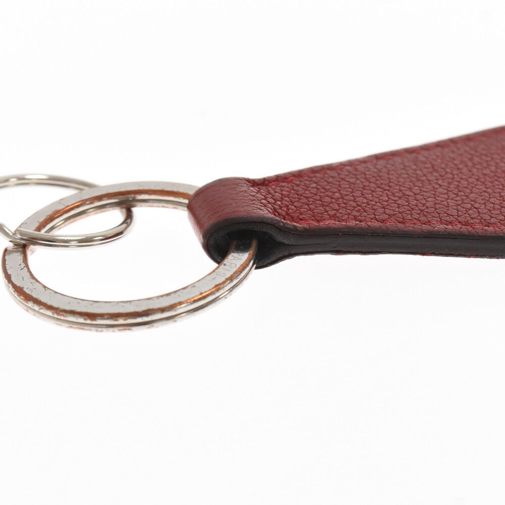 HERMES (エルメス) ポルトクレ タブ キーホルダー レザー キーリング