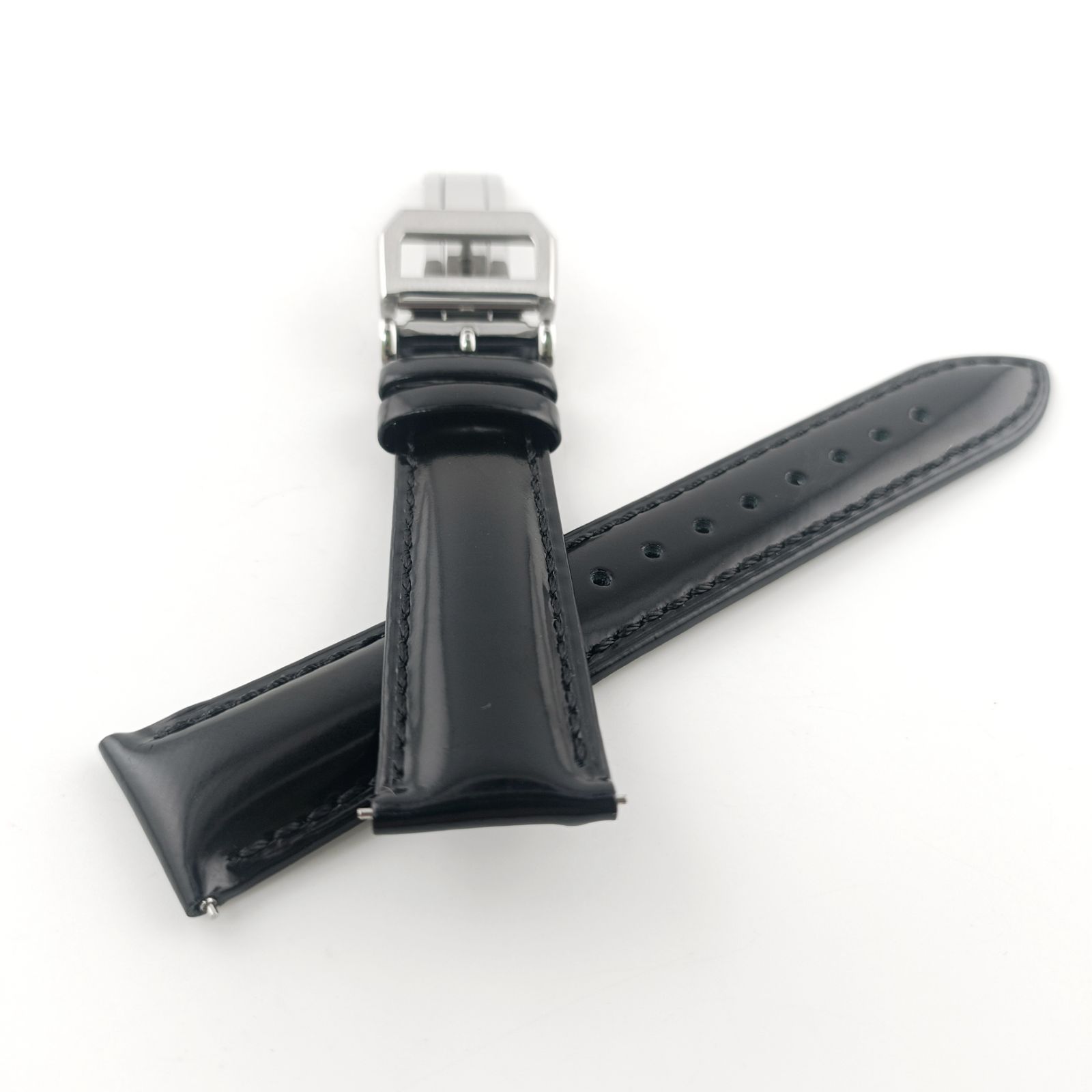 IWC 純正 ポルトギーゼ 黒/ブラック ベルト 20mm-18mm IWC