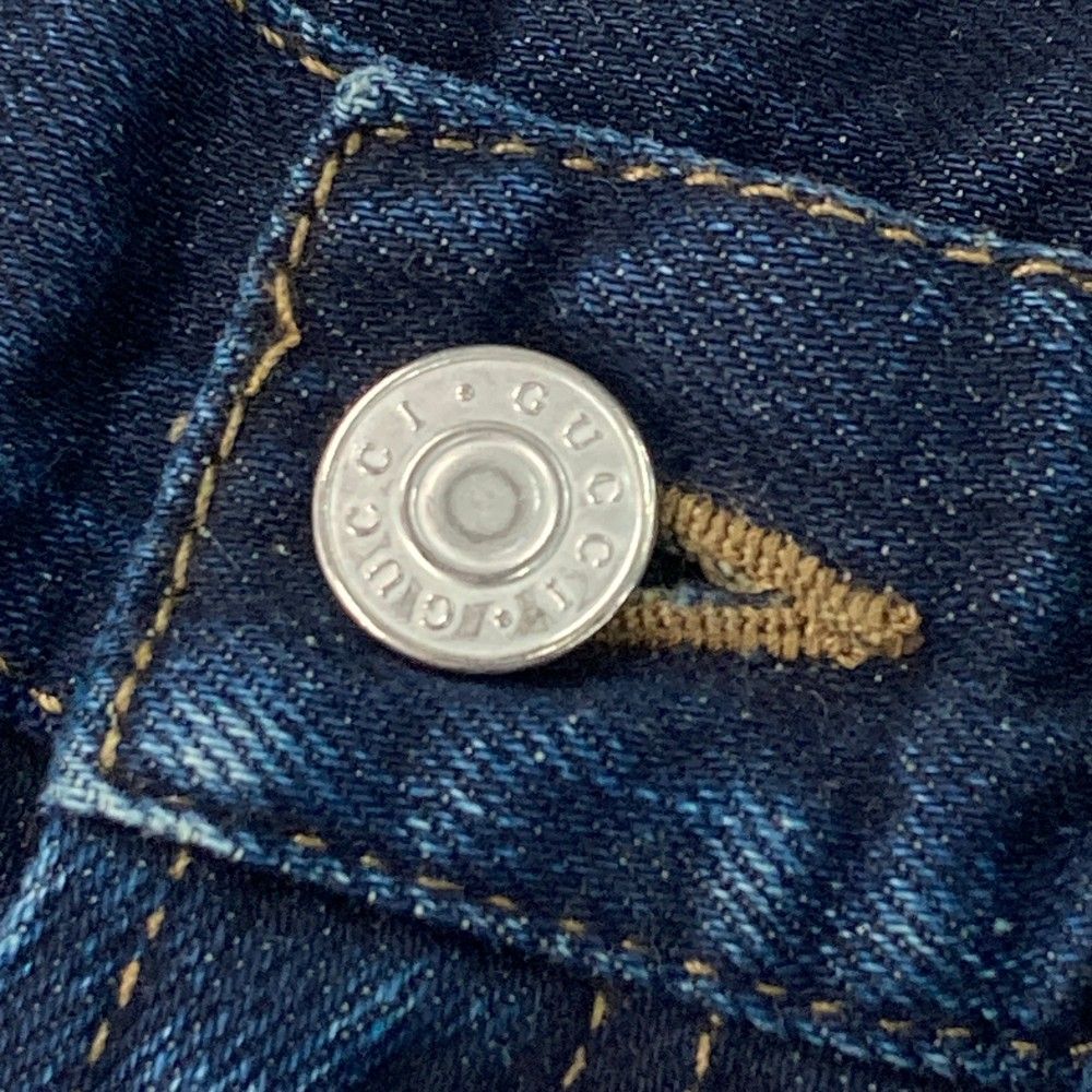 GUCCI グッチ 417288 デニムパンツ ネイビー系 25 [240101403668