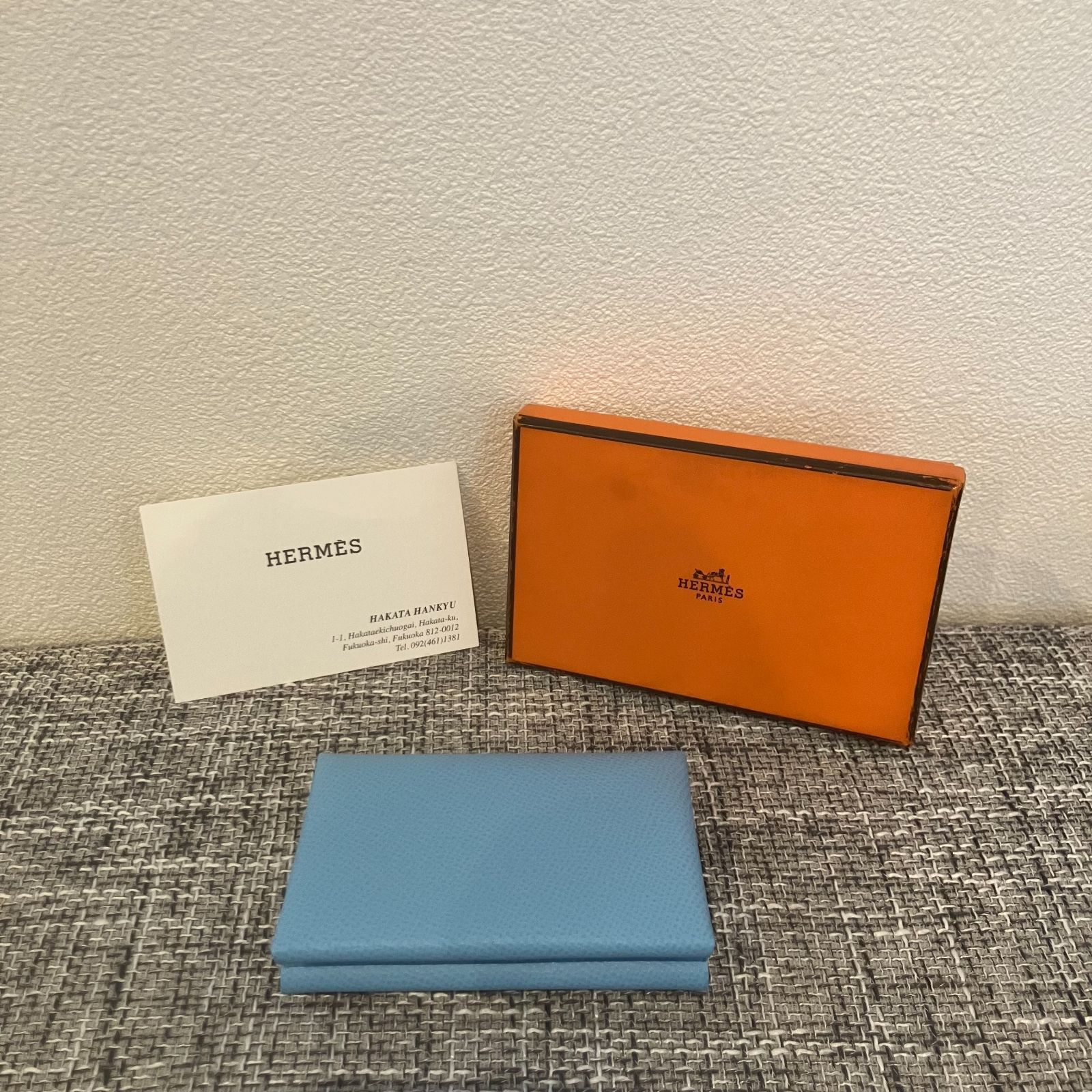 【新品未使用】エルメス　カルヴィデュオ　カードケース　コインケース 安心鑑定対応 HERMES - エルメス カルヴィ デュオ カードケース コインケース