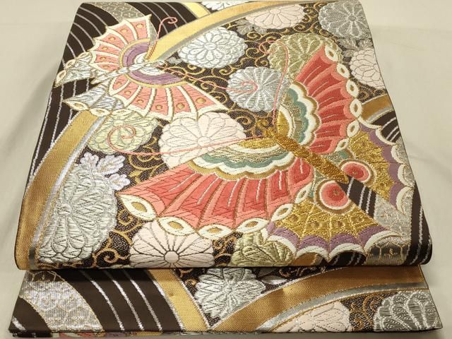 唐織 正絹 逸品 九百錦織 花蝶丸文 正倉院花蝶文 平和