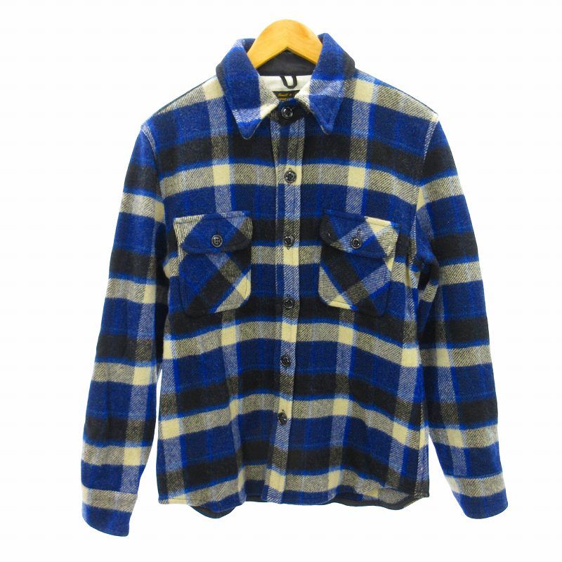 FIDELITY フィデリティー ウール/ナイロン CPOシャツ サイズL