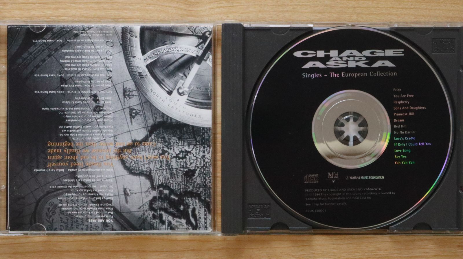 中古CD☆チャゲ&飛鳥/CHAGE and ASKA□ SINGLES-THE EUROPEAN