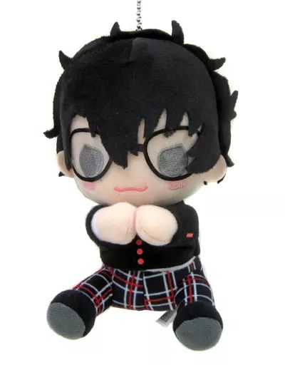 キーホルダー・マスコット(キャラクター)　主人公 制服Ver. ぴたぬい 「ペルソナ5」 コトブキヤショップ限定 中古】キーホルダー・マスコット(キャラクター) 主人公 制服Ver