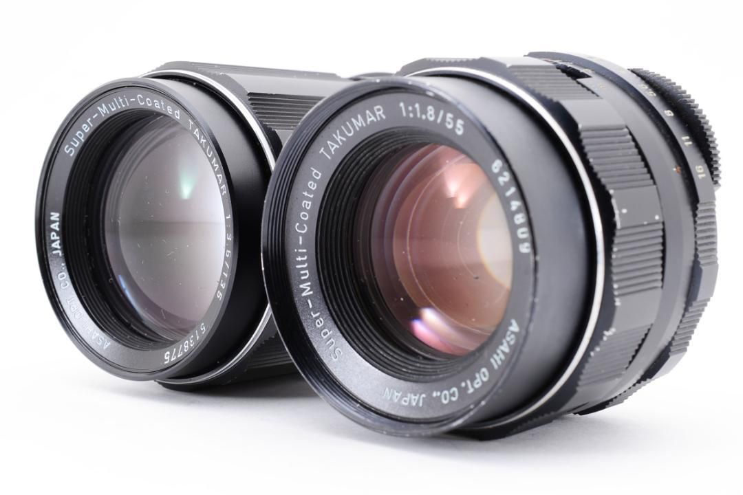 PENTAX SP & SMC Takumar 単焦点レンズ 2本 SO128 PENTAX SP & SMC Takumar 単焦点レンズ 2本 SO128