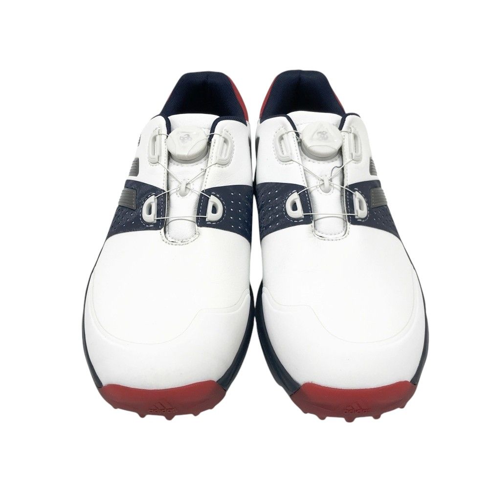 ADIDAS GOLF アディダスゴルフ Q44783 アディパワー バウンス ボア ゴルフシューズ ホワイト系 27.5cm 240101551723 ゴルフウェア メンズ ストスト