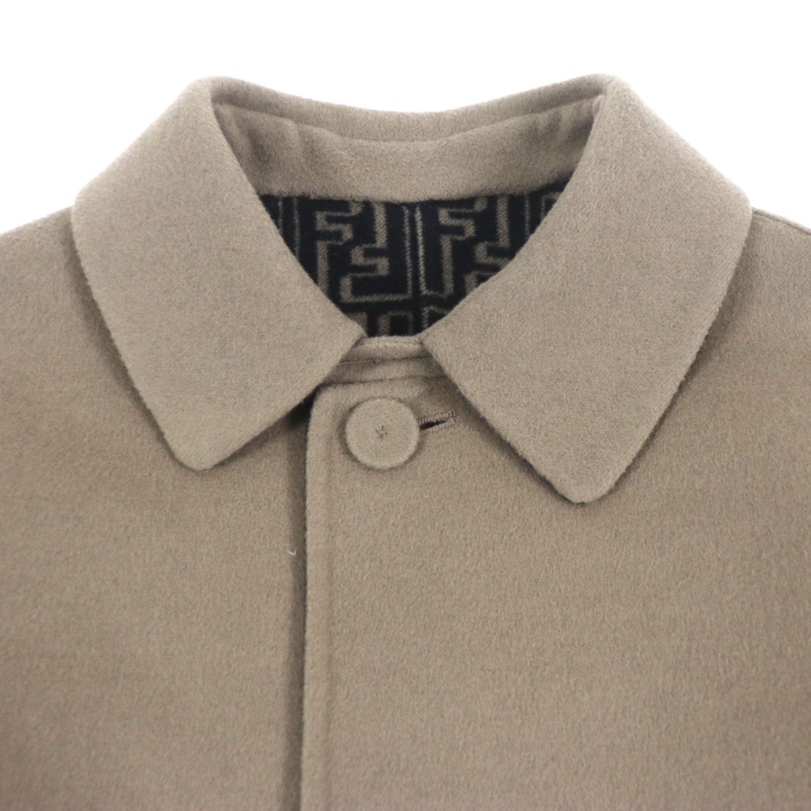 美品】FENDI トレンチコート ズッカ ブラウン イタリア製