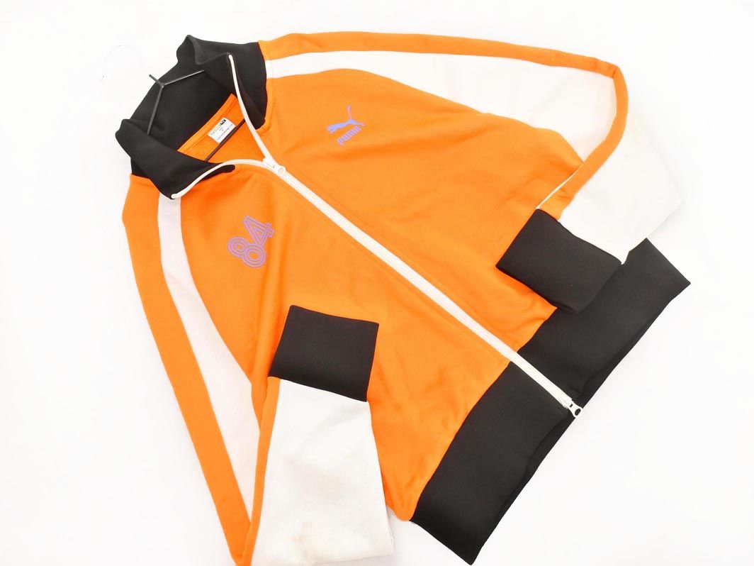 90s 〜 vintage puma プーマ トラックジャケット オレンジ 希少 ヴィンテージ プーマ PUMA トラックジャケット M オレンジ