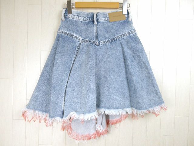 ディーゼル デニムスカート フレア DE-FRINSKIRT ダメージ加工 24