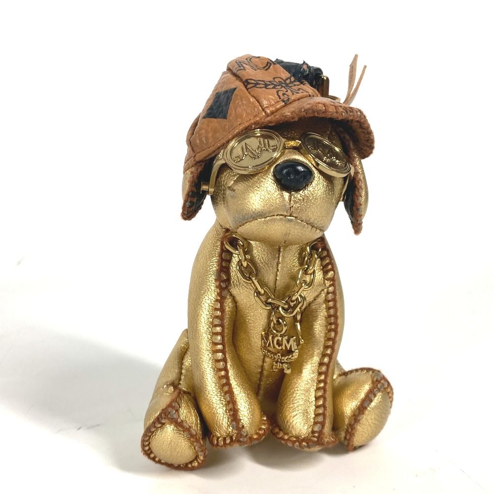 MCM エムシーエム キーチャー厶 ヴィセトス 犬 ドッグ ワンちゃん レザー MCM エムシーエム キーホルダー ヴィセトス 犬 ドッグ ワン