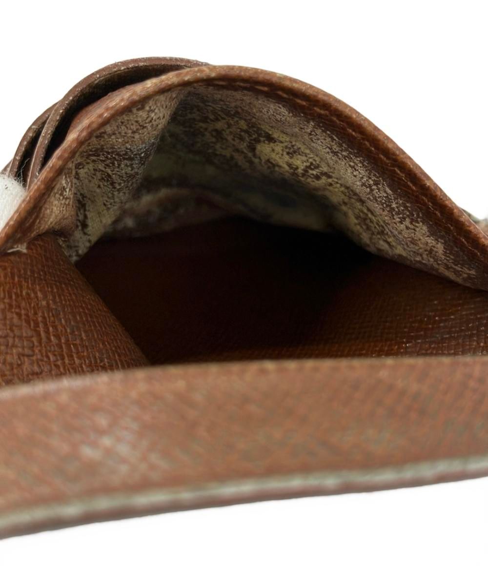 ルイヴィトン モノグラム ポルト ビエ カルト ブルー 二つ折り財布