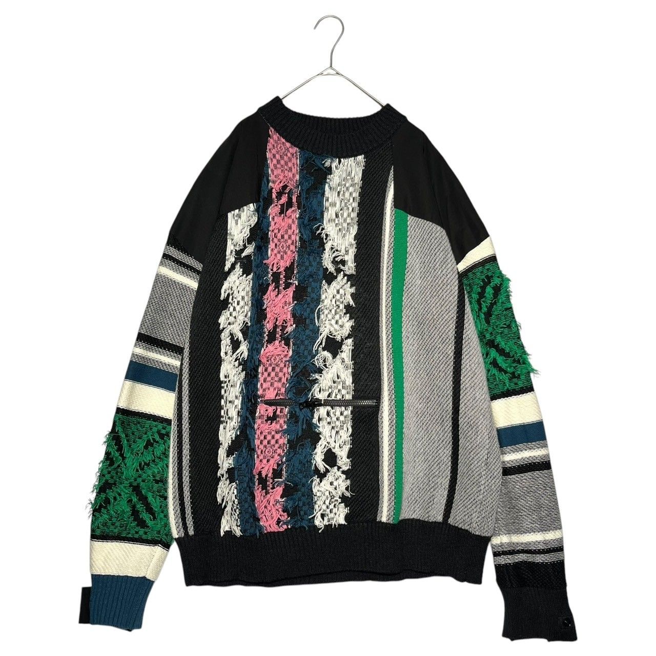sacai サカイ Rug Jacquard Knit Pullover Sacai Rug Jacquard Knit Pullover on SALE | Saks OFF 5TH