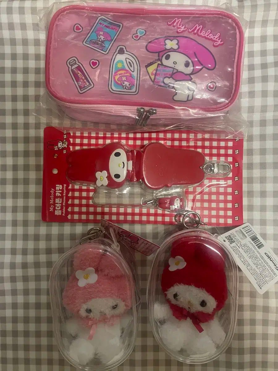 MUSINSA(ムシンサ) マイメロディー ドリームカート 携帯 キーリング ／ マスコット まとめ売り