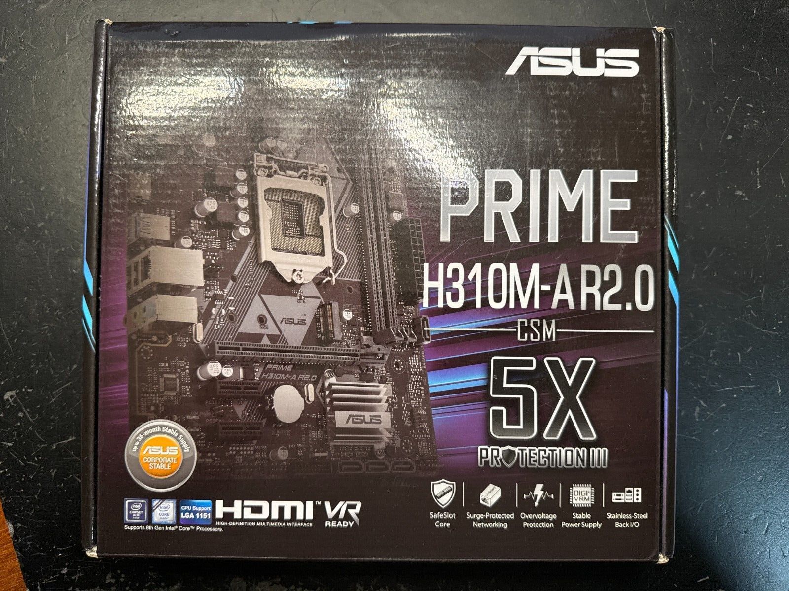 ASUS PRIME H310M-A LGA1151 ASUS Prime H310M-A R2.0 LGA-1151 mATX